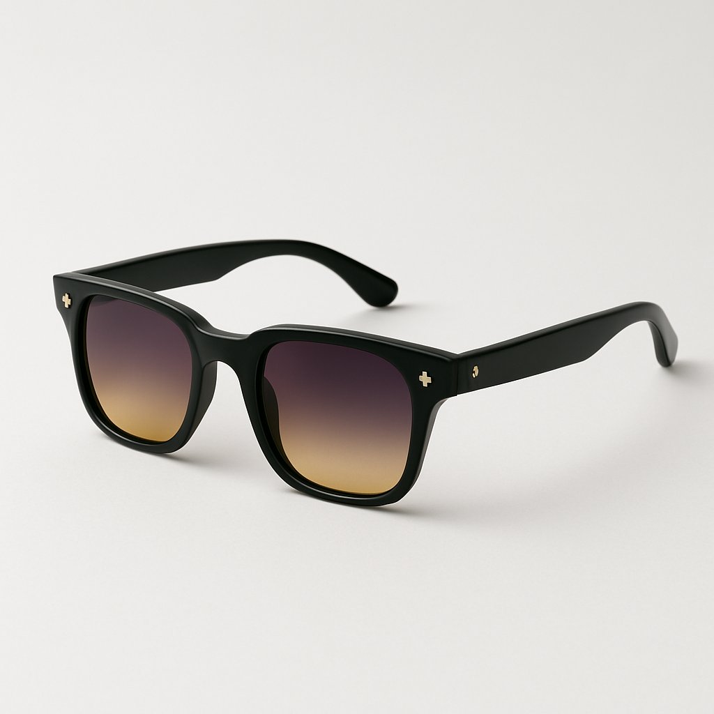 Brotlen Black Gradient Wayfarer Sunglasses
