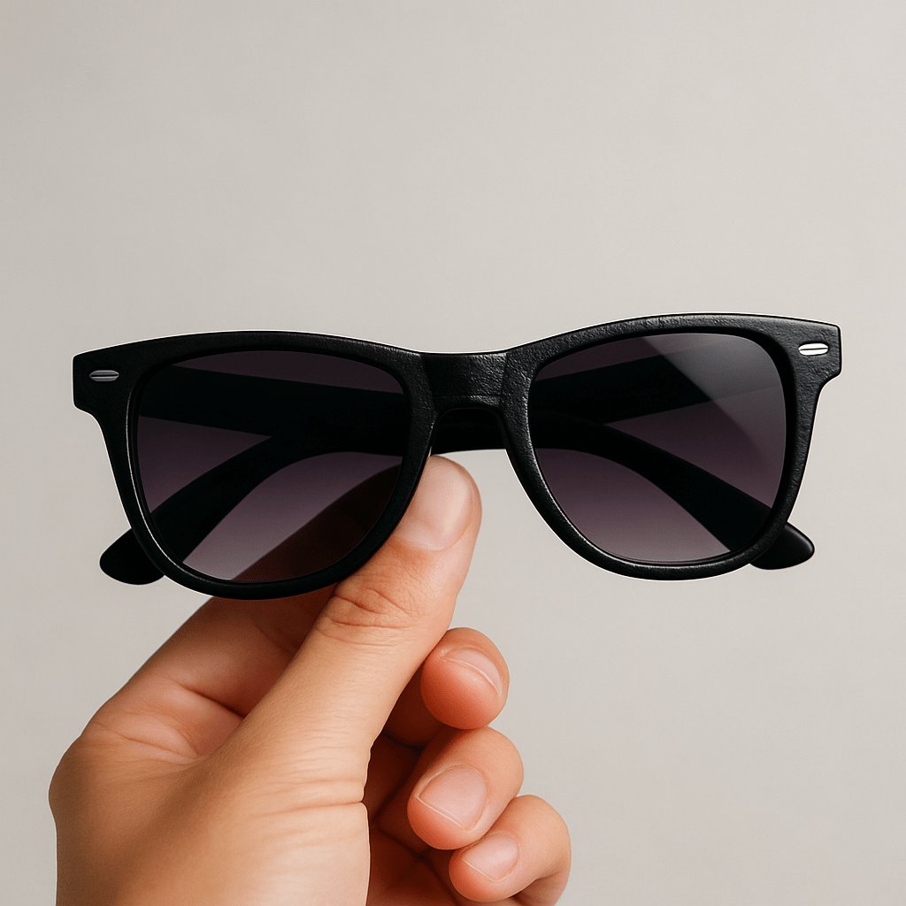 Classic Matte Black Wayfarer Sunglasses